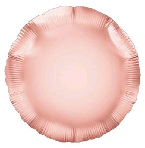 18 inch Foil Round Balloon Rose Gold