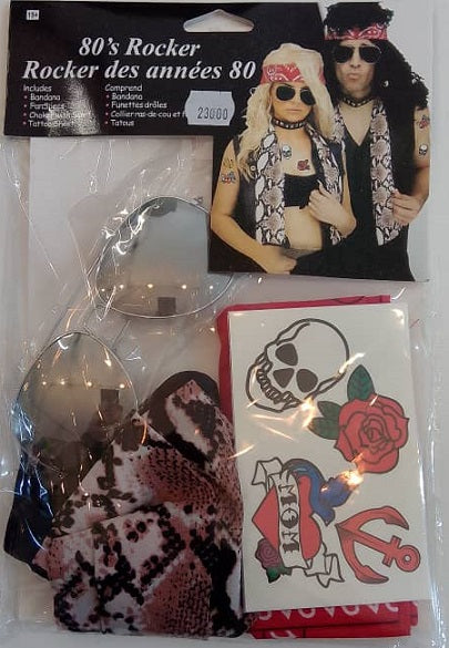 80's Rocker Party Set