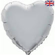 Foil Balloon - Heart Silver