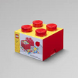 LEGO Storage Box 4 Brick Red