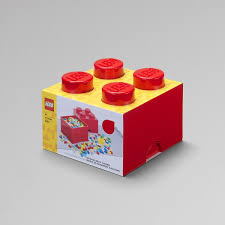 LEGO Storage Box 4 Brick Red