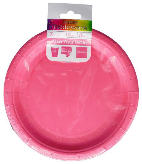 Plates - Candy Pink 17cm  (8)