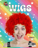 Wig Afro Red