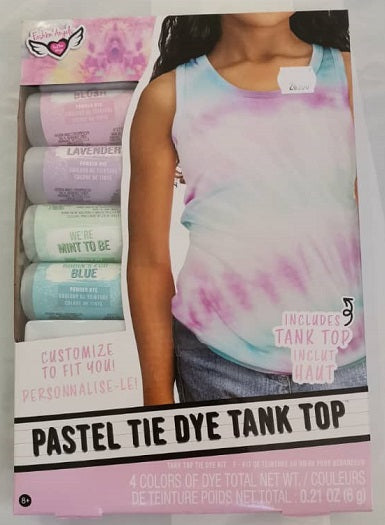 Fashion Angels Tie Dye Pastel Tank Top