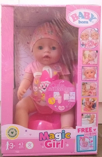 Baby Born Magic Doll - Girl With Food