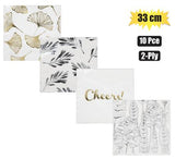 Serviettes - Foiled Assorted