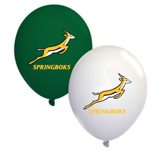 Latex Balloons Springboks (10)