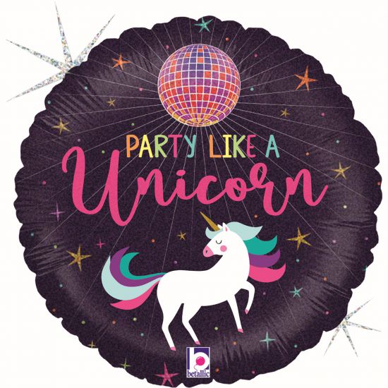 Foil balloon- Unicorn Party Like A