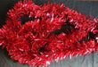 Xmas - Tinsel Red 2m