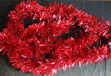 Xmas - Tinsel Red 2m