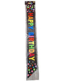 Sash - HBD Confetti Black