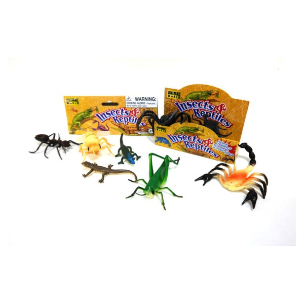 Insects & Reptiles Bag of 8