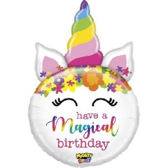 Foil Balloon Super Shape Unicorn Magical Birthday 33inch