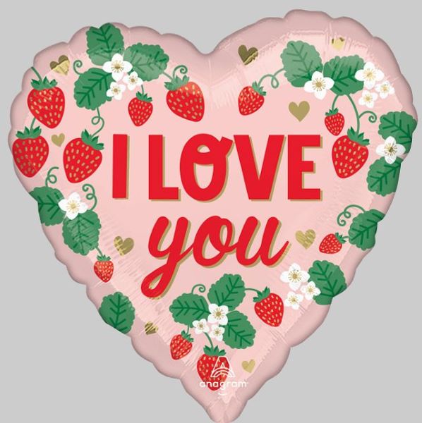 Foil Balloon Love You Berry Much