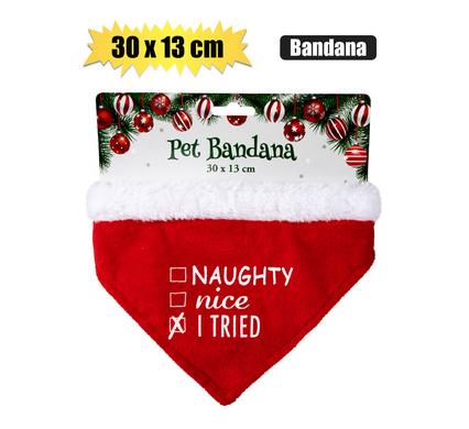 Xmas Pet Dress up Bandana