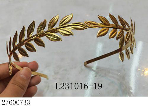 Leave Aliceband Gold