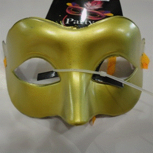 Mask Plain Colour assorted 17x8cm