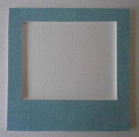 Photobooth Frame 60cm Glitter Light Blue
