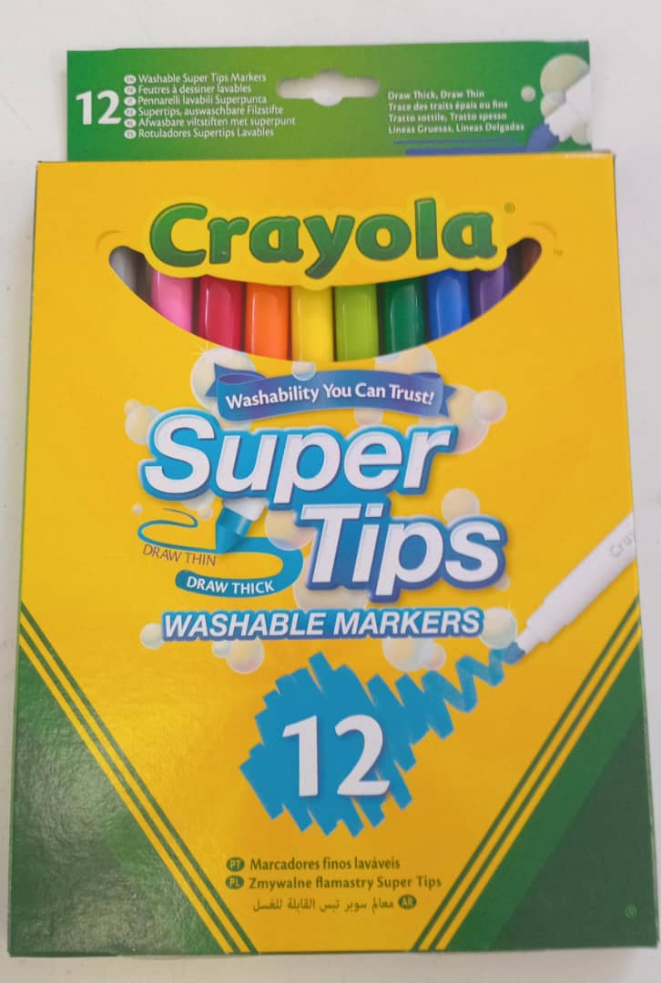 Crayola Supertips Pens 12pc