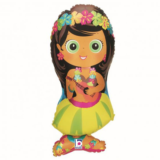 Foil Balloon - SS Hula Girl