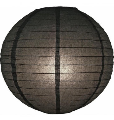 Lantern - Round Paper 30cm Black (3)