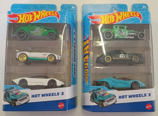 Hot Wheels 3 Pack Cars