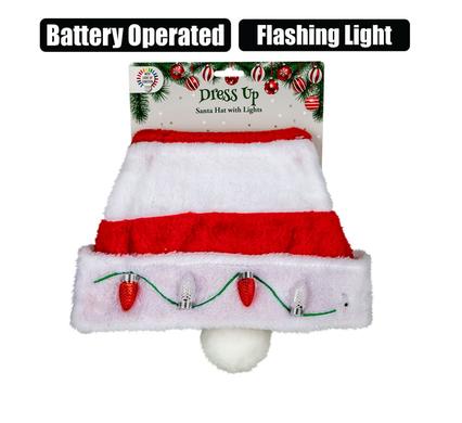 Xmas - Santa Hat Flash Light