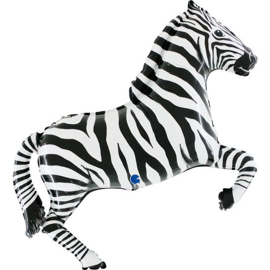 Foil Balloon SS Zebra