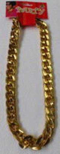 Necklace - Plastic Gold