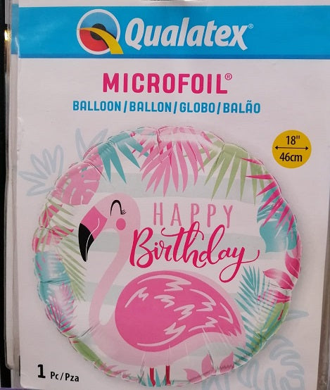 Foil Balloon Flamingo Birthday