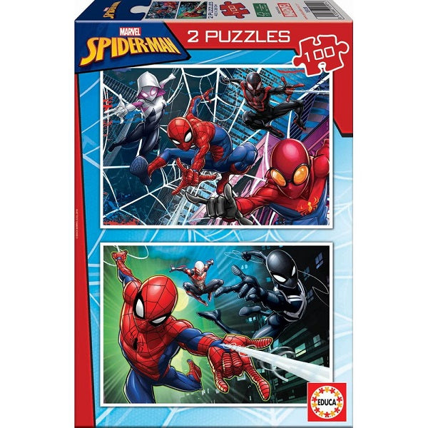 Puzzle Spiderman 2x100pc