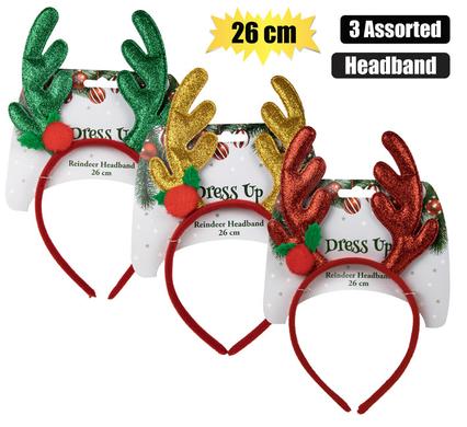 Xmas Headband Reindeer 26cm