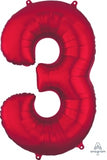 Foil Balloon - SS 3 Red