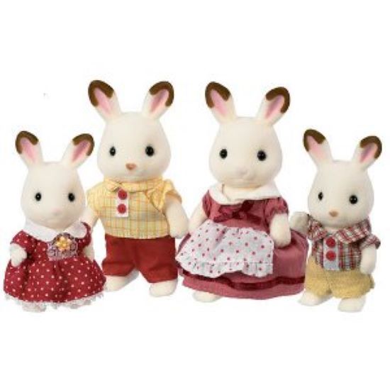 Sylvanian - Chocolate Rabbit Family