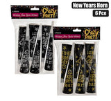 New Year - Party Horns 6pc