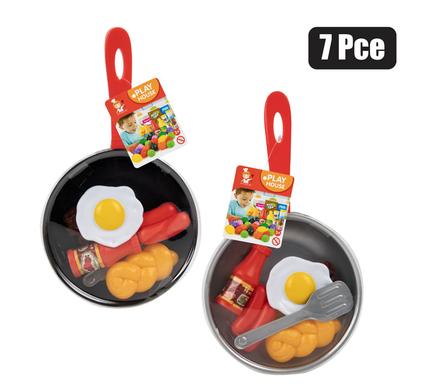 Play-Set With Food in Pan