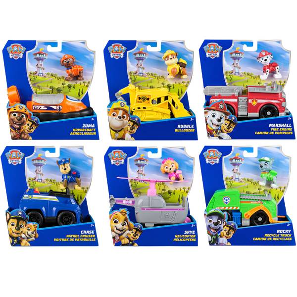 Paw Patrol Basic Vehicle Asstd