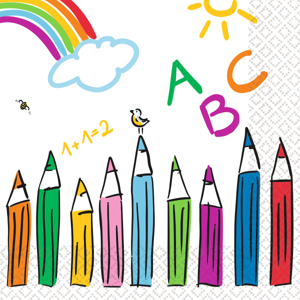 School Start Napkins (20)