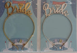 Cake Topper  -Headband Bride