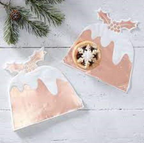Christmas Pudding Napkins