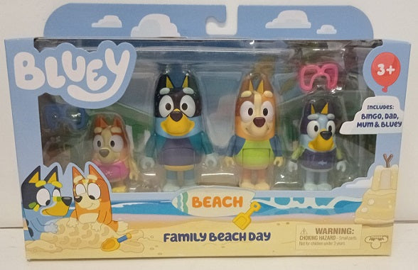 Bluey 4pk Figurine Set