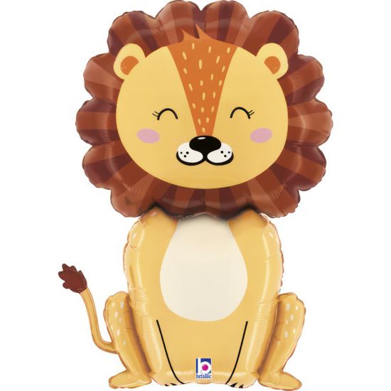 Foil Balloon- Sitting Lion