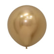 Balloon - Latex Chrome Reflex Gold 24 in