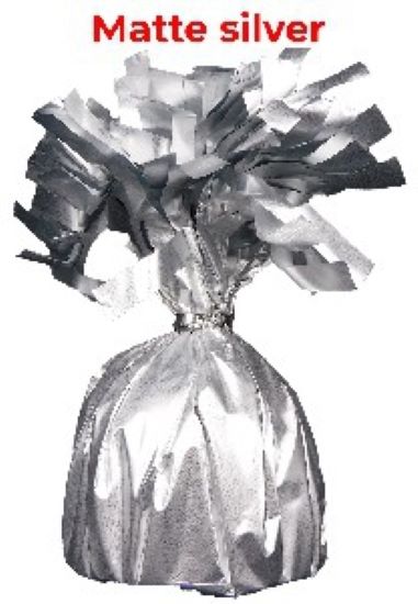 Balloon Weight - Satin Silver