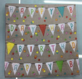 Serviettes HBD Flags (20)