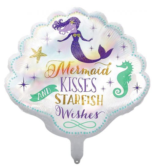 Foil Balloon- Mermaid Kisses 60x70cm