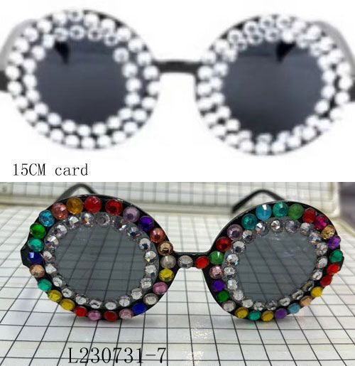 Glasses Round with Stone