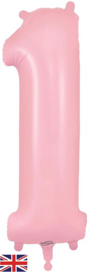 Foil Balloon - SS 1 Matte Pink 34inch
