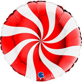 FB Swirly Red & White