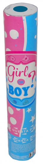 Baby Shower - Confetti Popper 28cm Blue